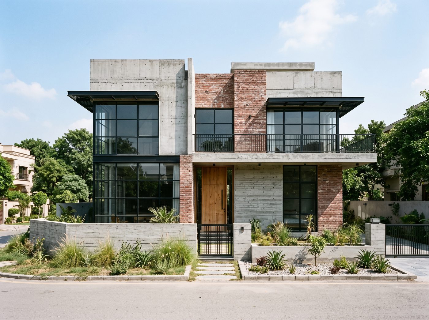 Industrial house front elevation in DHA Lahore — Abdul's Venture, DHA Lahore