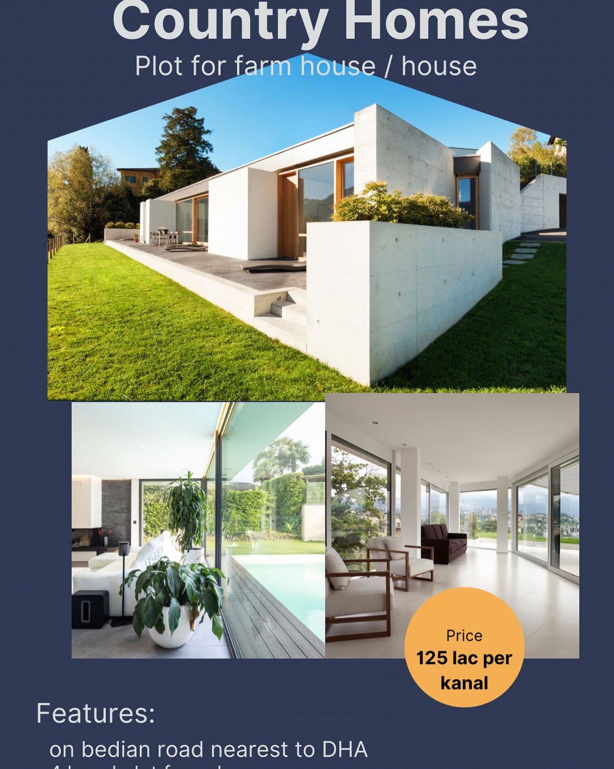 Country Homes, Bedian Road — nearest to DHA, Lahore — Abdul's Venture, DHA Lahore