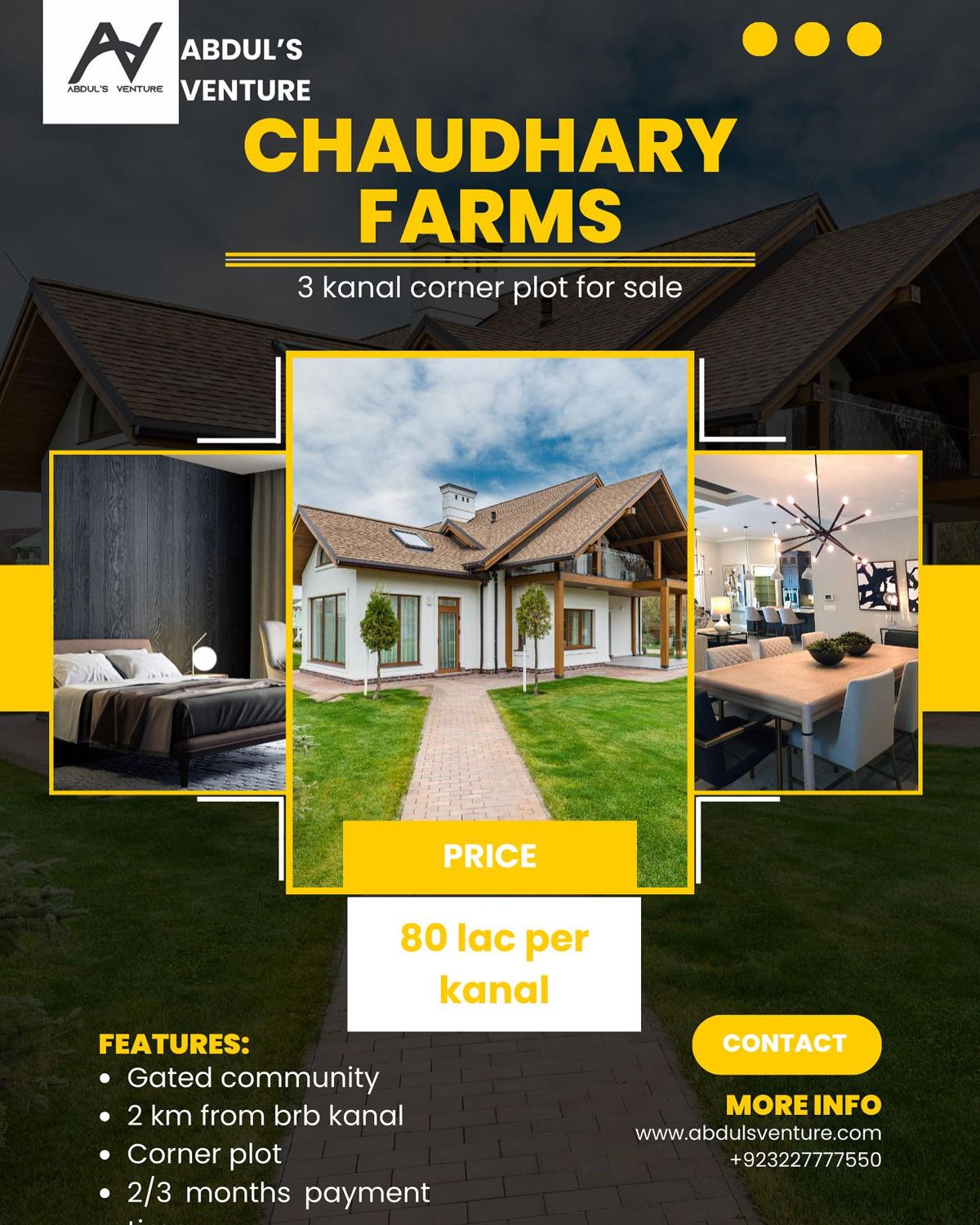 Chaudhary Farms, Main Barki Road, Lahore — Abdul's Venture, DHA Lahore